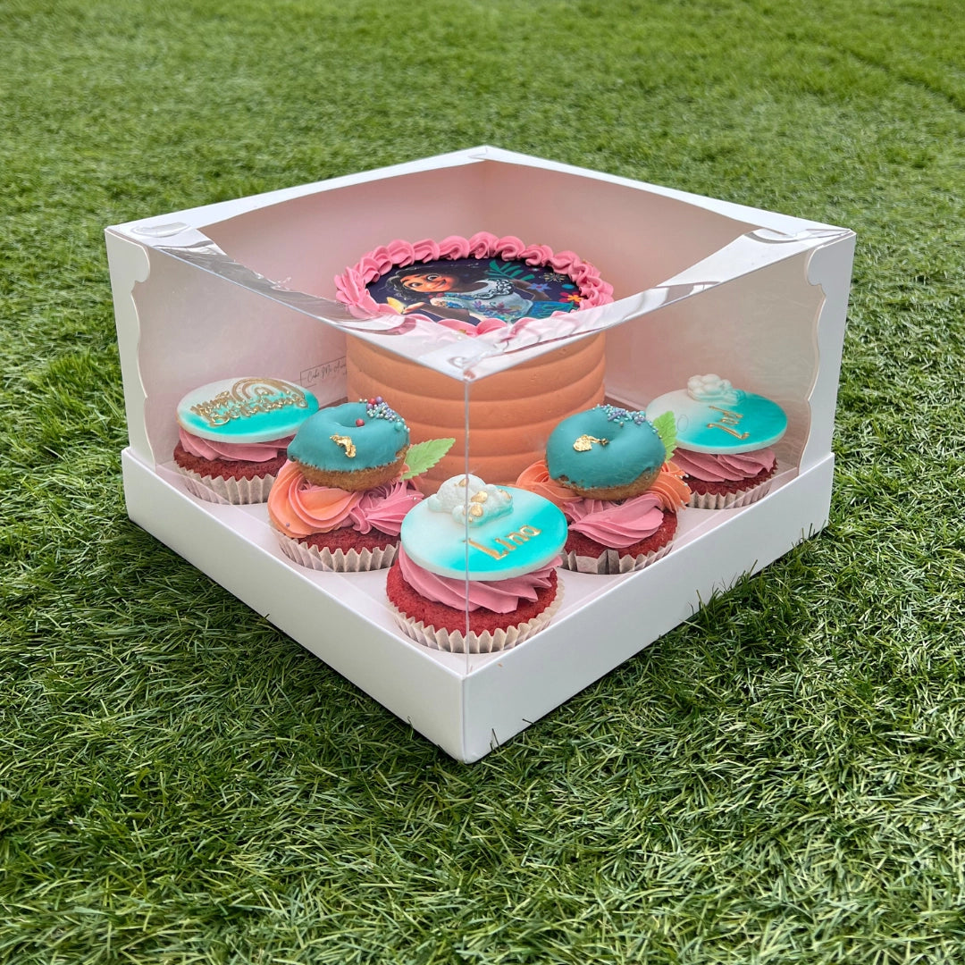 BENTO CAKE & 5 CUPCAKES (PACKS of 10)